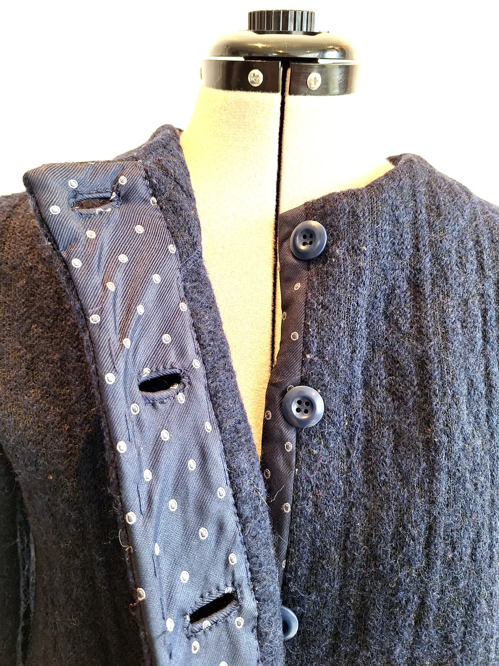 Chaqueta azul marino MAU