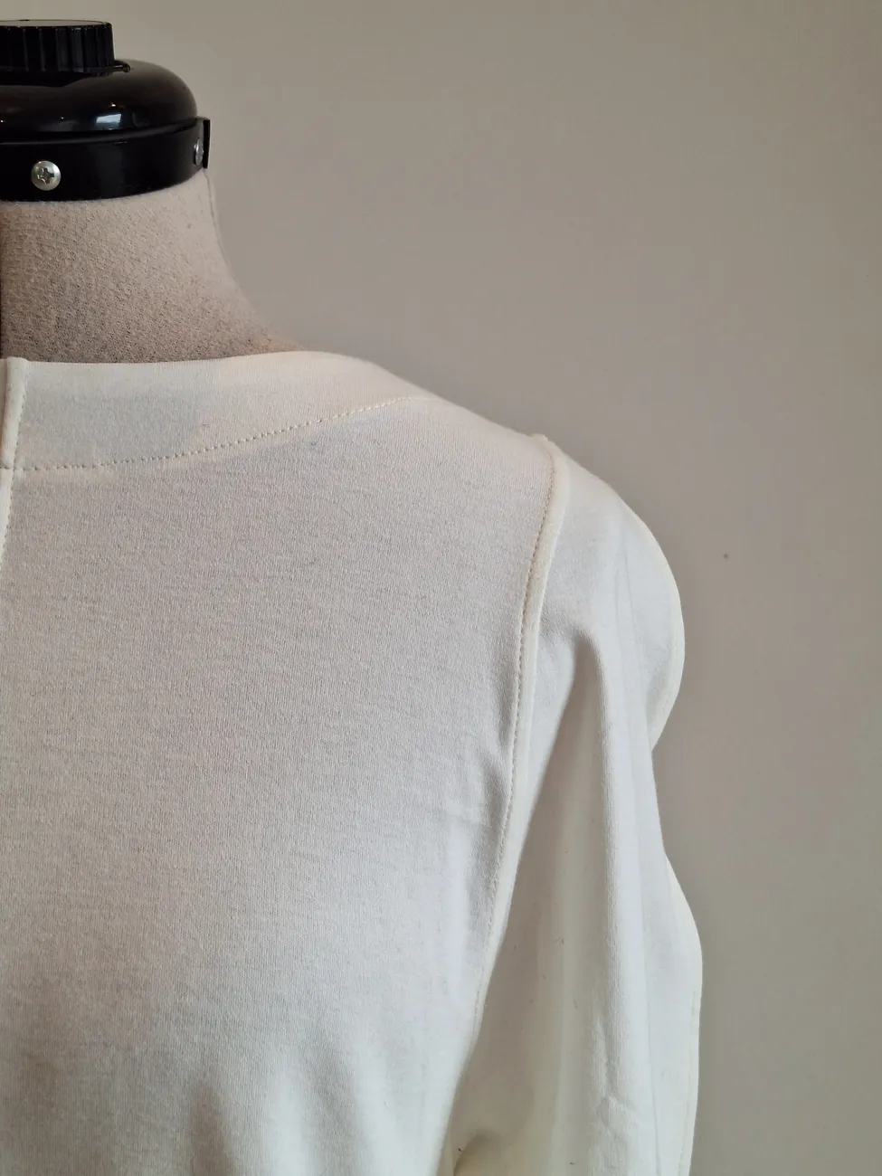 Polera blanca de algodón MAU