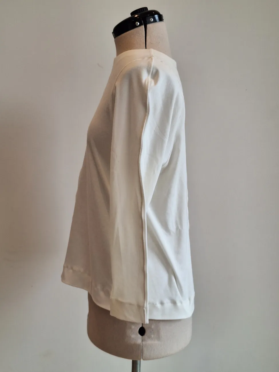 Polera blanca de algodón MAU